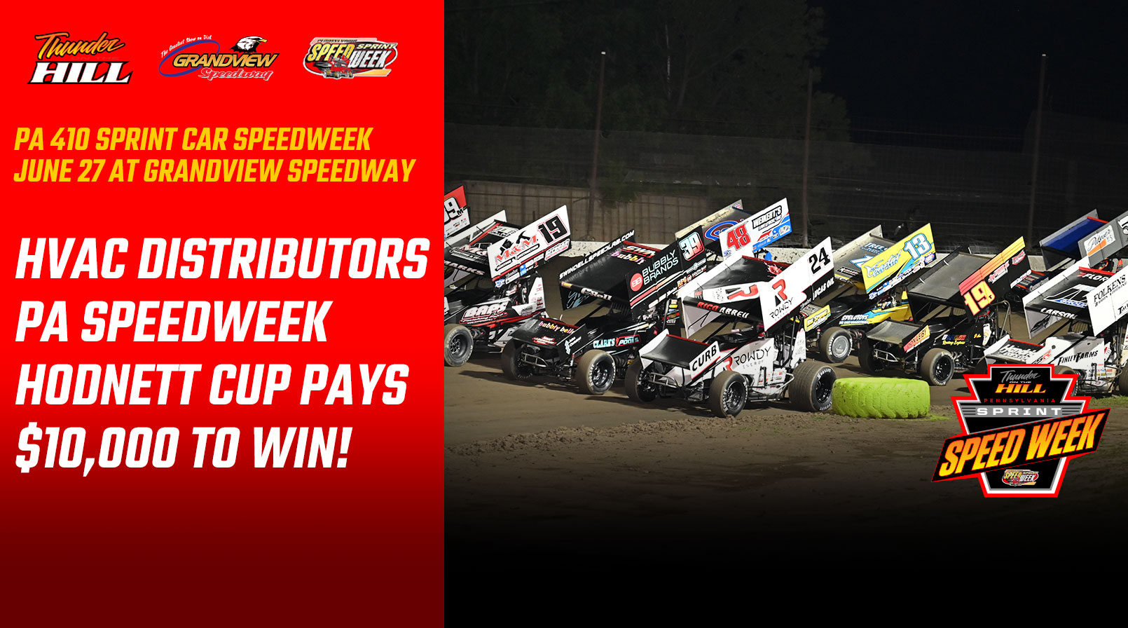 HVAC DISTRIBUTORS PA SPRINT SPEED WEEK CUP SET FOR GRANDVIEW